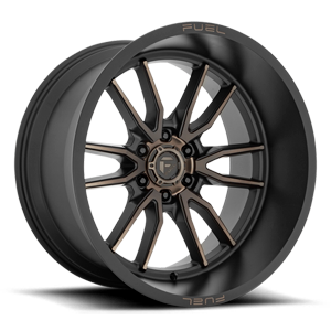 Clash 6 - D762 Matte Black w/Dark Tint - 22x12