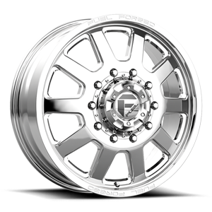 FF09D - 10 Lug Front Polished - 22x8.5