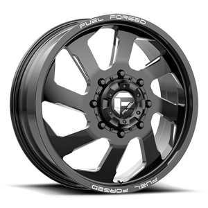 FF39D - 8 Lug Front Gloss Black Milled - 22x8.5