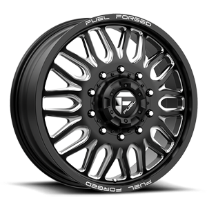 FF66D - 10 Lug Front Matte Black Milled - 22x8.5