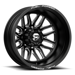 FF66D - 8 Lug Rear Matte Black Milled - 22x8.5