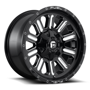 Hardline - D620 18x9 +1 | Gloss Black & Milled 